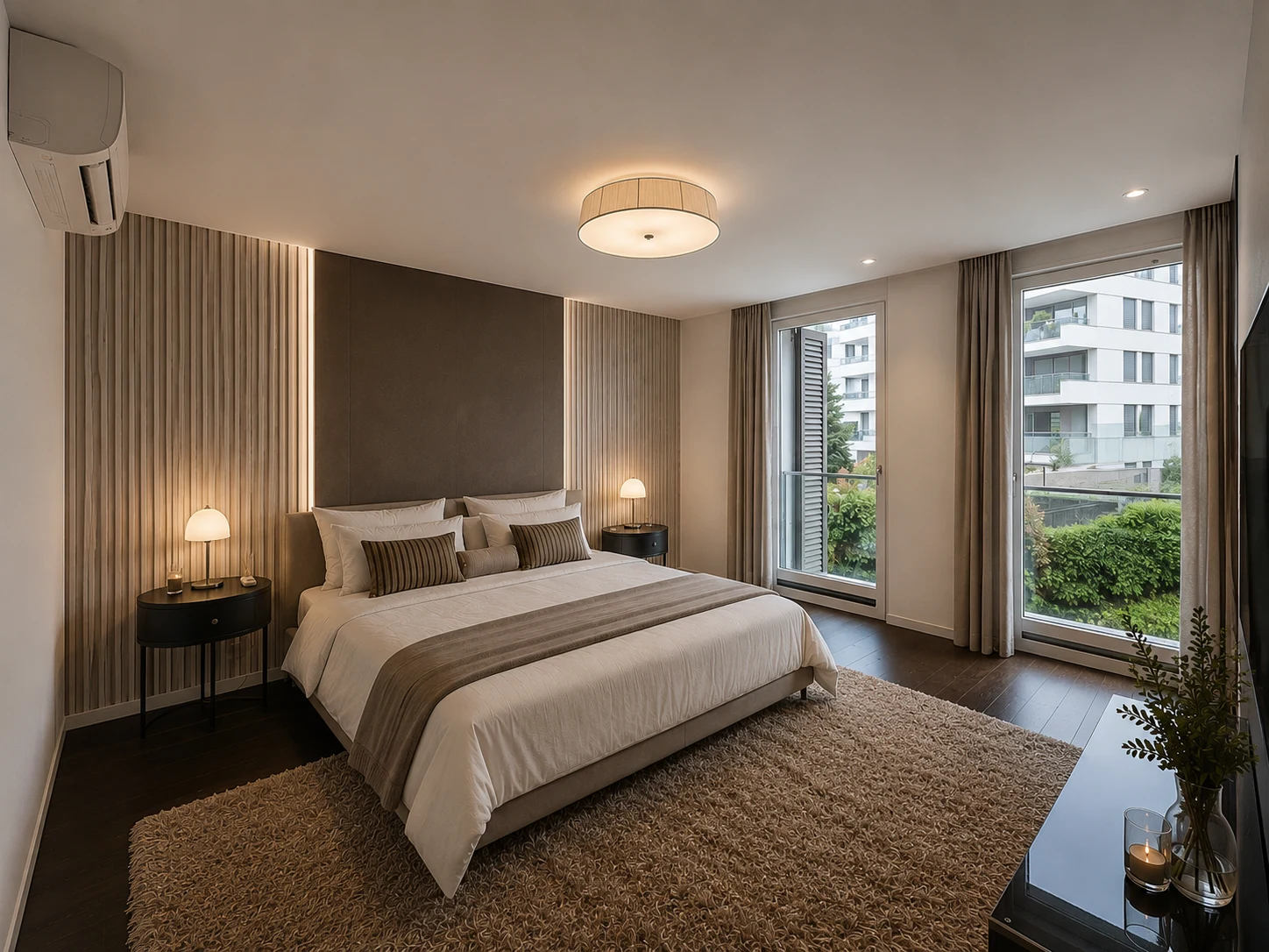 Chambre d'amis avec balcon au Le National Montreux